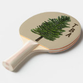 Pine Tree Ping Pong Paddle Tischtennis Schläger (Vorderseite)