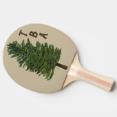 Pine Tree Ping Pong Paddle Tischtennis Schläger (Seitenansicht)