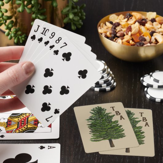 Pine Tree Playing Cards Spielkarten (In Situ)