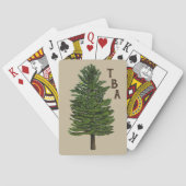 Pine Tree Playing Cards Spielkarten (Rückseite)