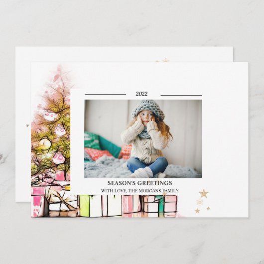 Pine Tree präsentiert Foto SAASON'S GREETINGS (Vorne/Hinten)