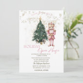 Pine Tree, Prestige, Stars Nutcracker Open House Einladung (Stehend Vorderseite)