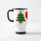 Pine Tree Red Heart Stainless Steel 15 oz Tasse (Links)