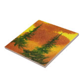 Pine Tree Red und :Yellow Morning Tile Fliese (Seite)