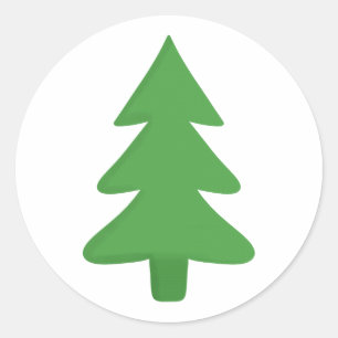 Pine Tree Runder Aufkleber