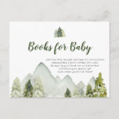 Pine Tree Rustic Adventure Books for Baby Postcard Postkarte (Vorderseite)