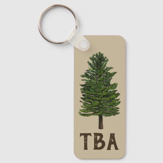 Pine Tree Schlüsselanhänger (Vorderseite)