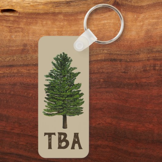 Pine Tree Schlüsselanhänger (Rückseite)