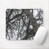 Pine Tree Silhouette Mousepad (Mit Mouse)