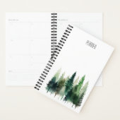 Pine Tree Spiral Soft Cover Planner 5.5 x 8.5 Planer (Anzeige)