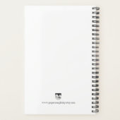 Pine Tree Spiral Soft Cover Planner 5.5 x 8.5 Planer (Rückseite)