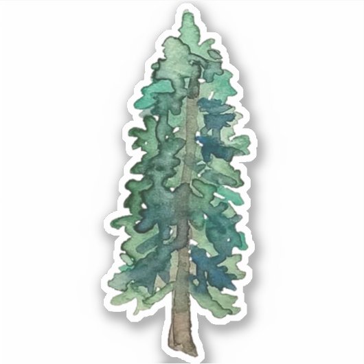 Pine Tree Sticker (Vorderseite)