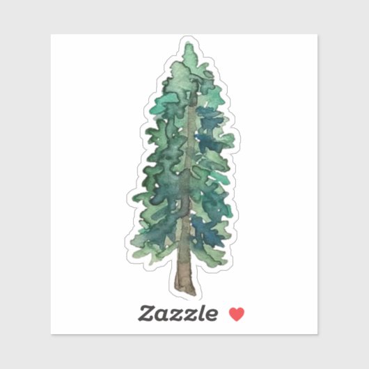 Pine Tree Sticker (Blatt)