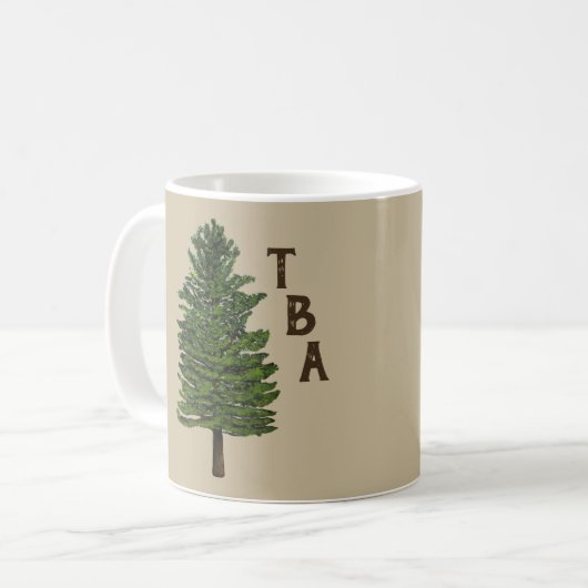 Pine Tree Tasse (Vorderseite Links)