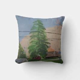 Pine Tree Throw Pillow, Throw Pillow 16" x 16" Kissen