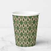 Pine Tree und Harlequin Paper Cups Pappbecher (Rechts)