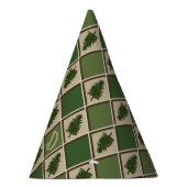 Pine Tree und Harlequin Party Hat Partyhütchen (Rechts)