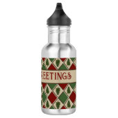 Pine Tree und Harlequin Wasserflasche (Rechts)