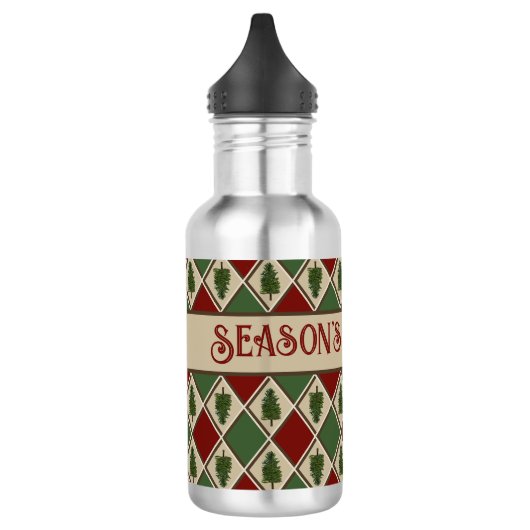 Pine Tree und Harlequin Wasserflasche (Links)