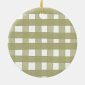 Pine Tree Verlobtes Weihnachtsgeschenk Keramik Ornament (Hinten)