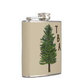 Pine Tree Vinyl Wrapped Flask Flachmann (Rechts)