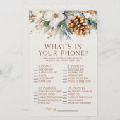 Pine Tree Was gibt es im Phone Brautparty Game? Briefpapier (Vorne/Hinten)