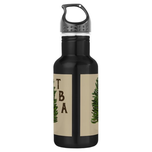 Pine Tree Water Flasche Edelstahlflasche (Rückseite)