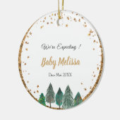 Pine Tree Wir erwarten Eltern Ornament (Links)