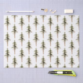 Pine Tree Woodland Forest Tissue Seidenpapier (Handwerk)