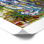 Pine Trees and Dandelions im Garten Van Gogh Poster (Ecke)