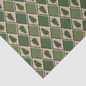 Pine Trees and Harlequin Tissue Paper Seidenpapier (Ausschnitt)