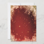 Pine Trees, Bow Red Company Weihnachtsgebäck Party Einladung (Rückseite)