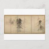 Pine Trees by Hasegawa Tohaku 16. Jahrhundert Postkarte (Vorderseite)