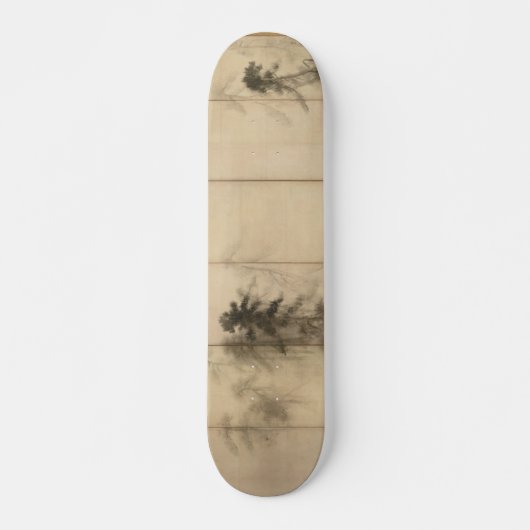Pine Trees by Hasegawa Tohaku 16. Jahrhundert Skateboard (Vorne)