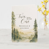 Pine Trees Christlich Bible Wedding Congratulation Karte (Gelbe Blume)