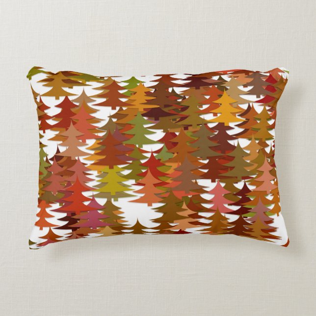 Pine Trees Dekokissen (Vorderseite)