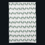 Pine Trees Forest Pattern Einfach Geschirrtuch<br><div class="desc">Dekorieren Sie Ihre Küche mit diesem coolen Kunsttuch. Macht ein großartiges Haus-Erwärmung,  Geburtstag oder Hochzeitsgeschenk! Sie können ihn anpassen und auch Text hinzufügen. Karo in meinem Shop für viel mehr Farben und Muster!</div>