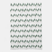 Pine Trees Forest Pattern Einfach Geschirrtuch (Vertikal)