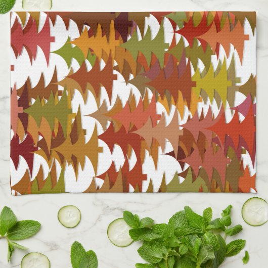 Pine Trees Geschirrtuch (Gefaltet)