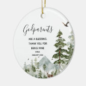 Pine Trees Godelterns Weihnachtsdekoration Keramik Ornament (Links)