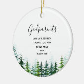 Pine Trees Godelterns Weihnachtsdekoration Keramik Ornament (Links)