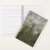 Pine Trees in Desert Spiral Notebook Notizblock (Innen)