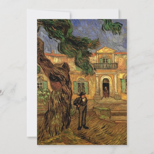 Pine Trees in Saint-Paul von Vincent van Gogh (Vorderseite)