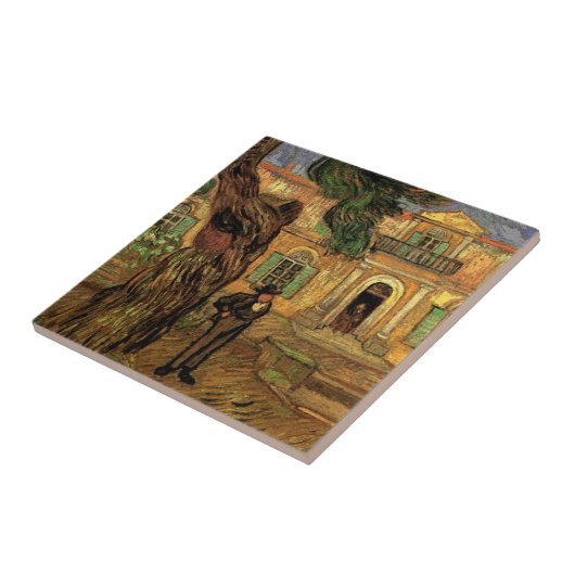 Pine Trees in Saint-Paul von Vincent van Gogh Fliese (Seite)