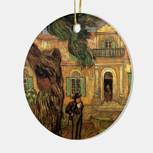 Pine Trees in Saint-Paul von Vincent van Gogh Keramikornament (Links)
