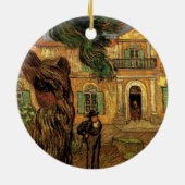 Pine Trees in Saint-Paul von Vincent van Gogh Keramikornament (Hinten)