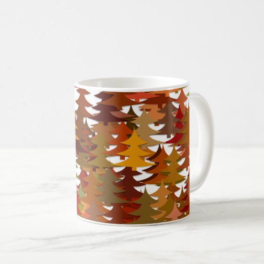 Pine Trees Kaffeetasse (VorderseiteRechts)