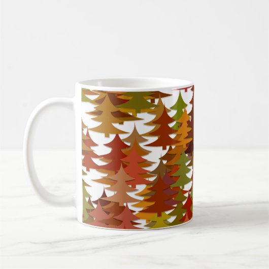 Pine Trees Kaffeetasse (Links)