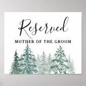 Pine Trees Lantern botanisches Zeichen Poster (Vorne)