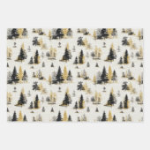 Pine trees scenery landscape geschenkpapier set (Vorderseite)